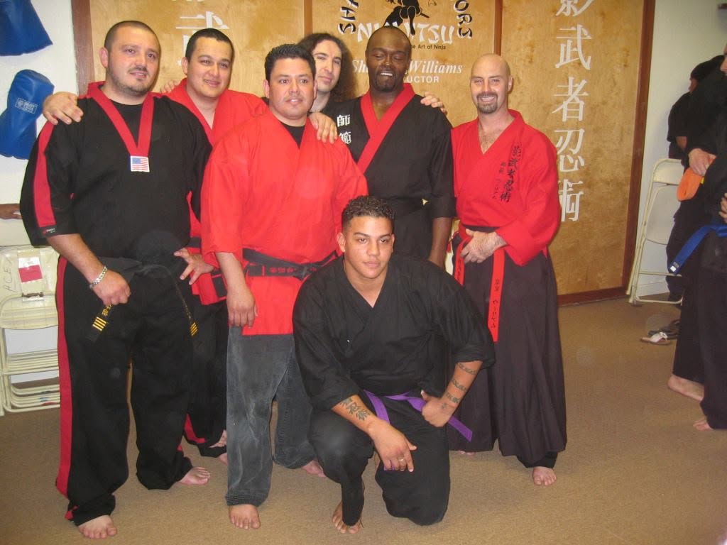 Soke Shidoshi Steven Williams with senior instructors